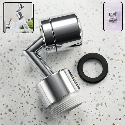 Chrome finish 1080 degree swivel faucet aerator for kitchen and bathroom sinks