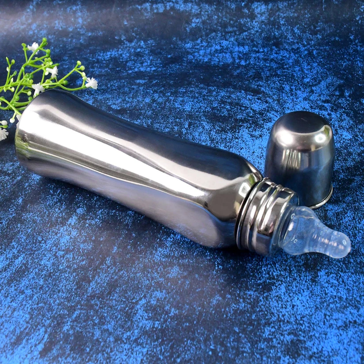 Lion Stainless Steel Feeding Bottle 250ml