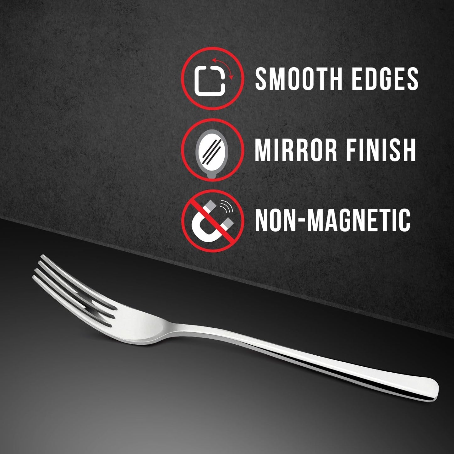 Fork used with a main course meal