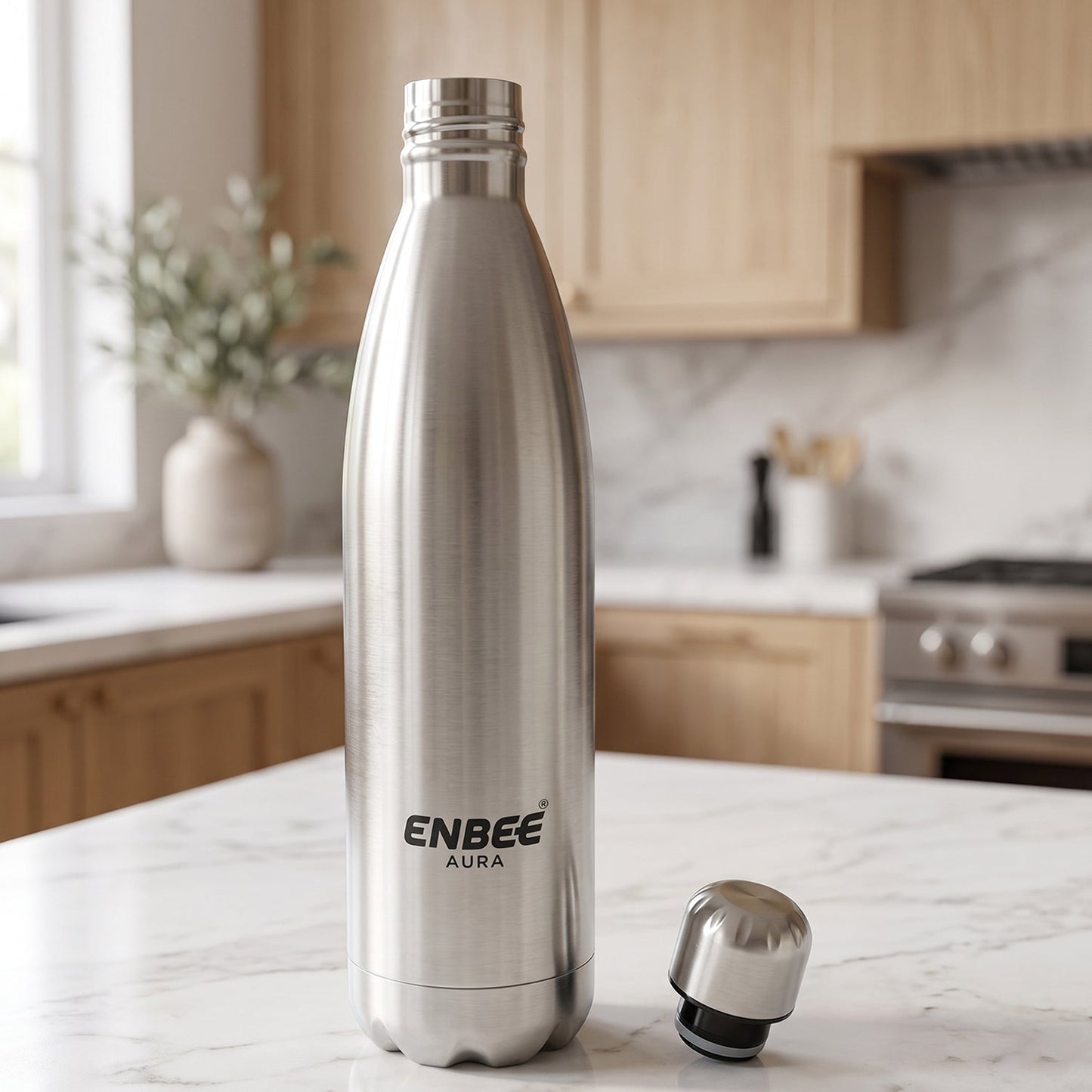 ENBEE Aura Stainless Steel Insulated Water Bottle (1 Pc, 1000 ML)