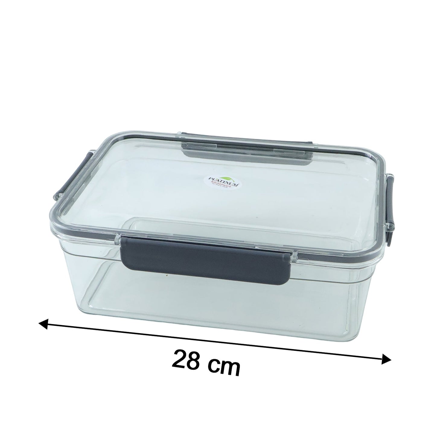 Plastic Airtight Food Storage Container Set(3 Pc, 750 ML, 1500 ML, 2800 ML)