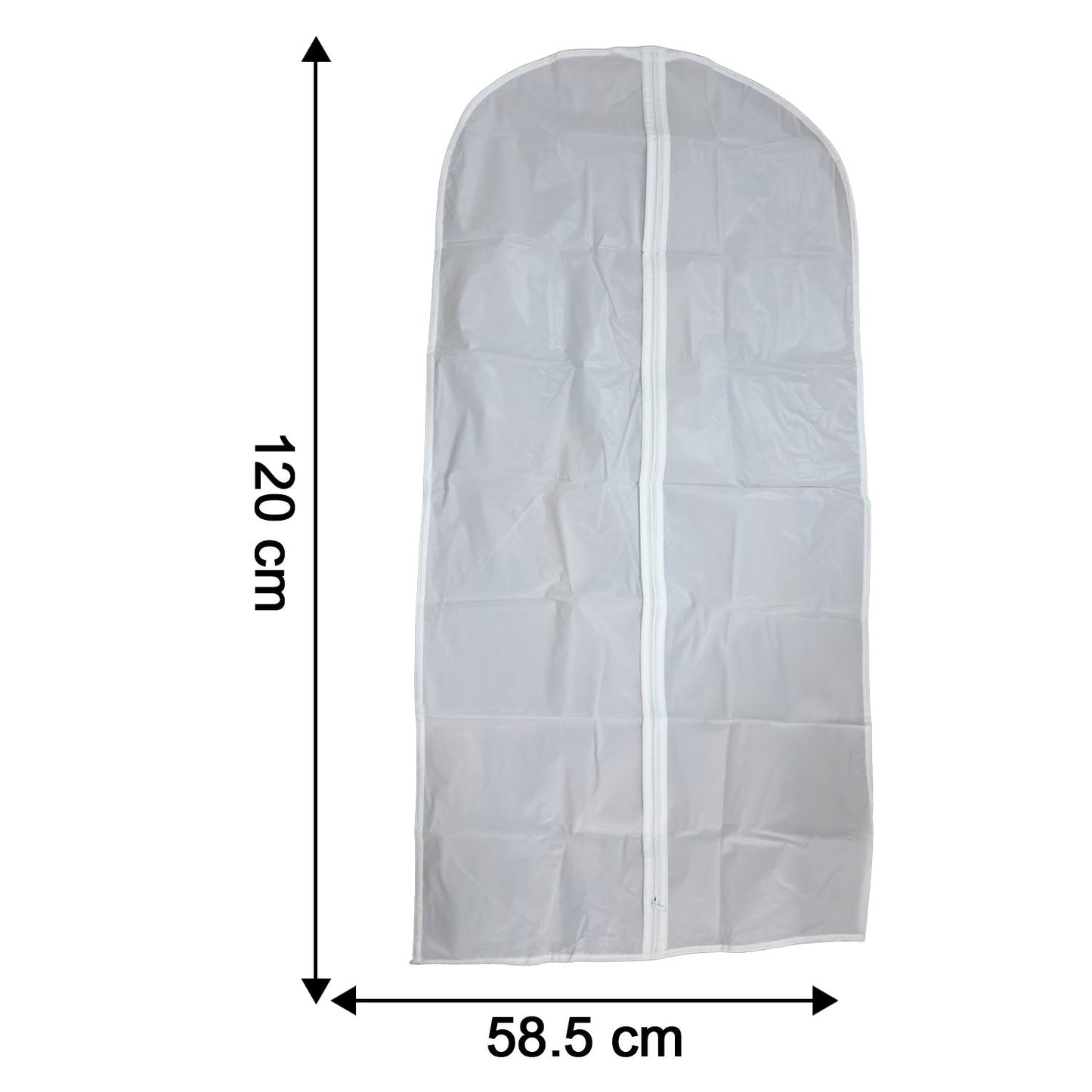 Transparent Garment Cover Bag (120 ? 58 cm, 1 Pc)