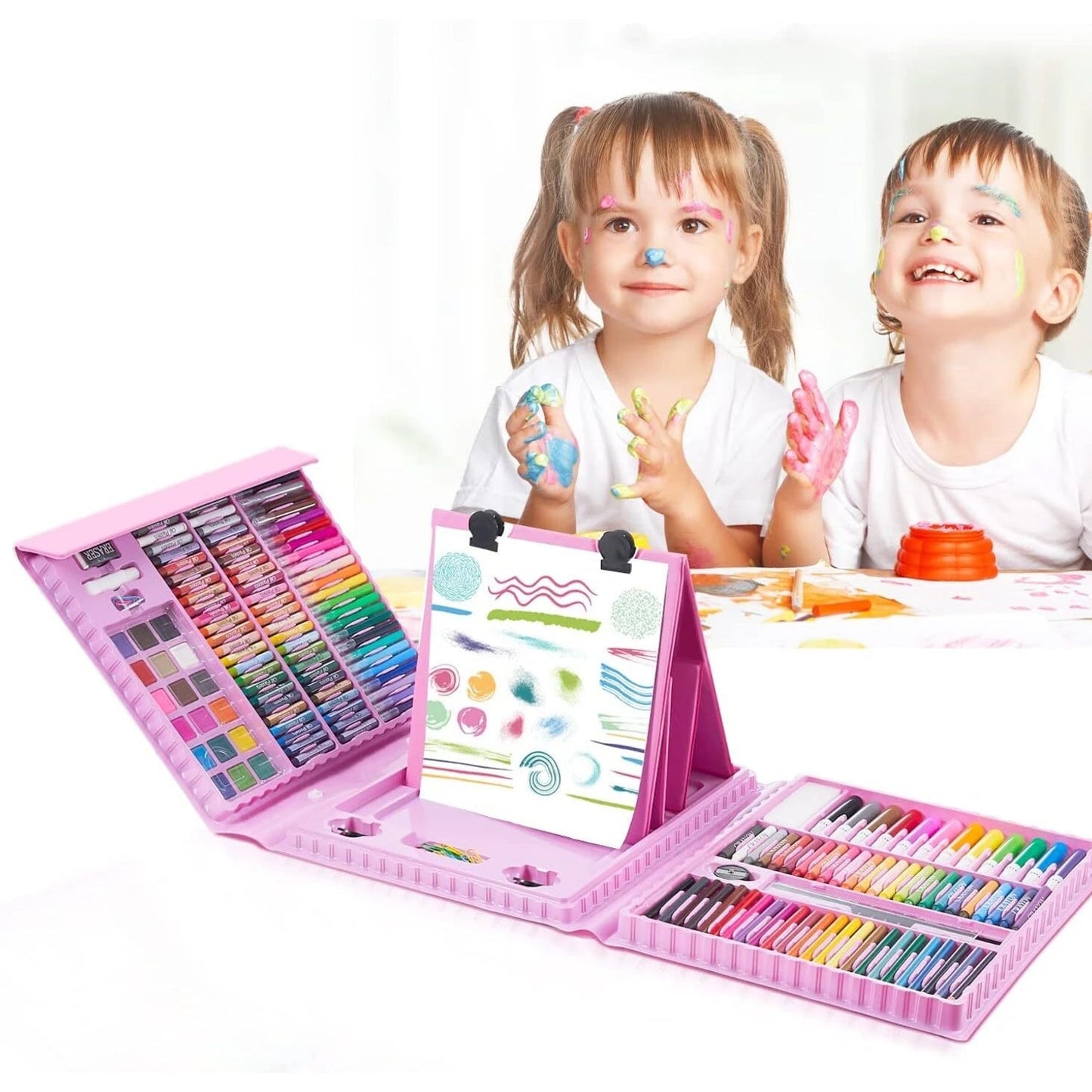 Super Mega Art & Craft Drawing Coloring Kit (208 Pc)
