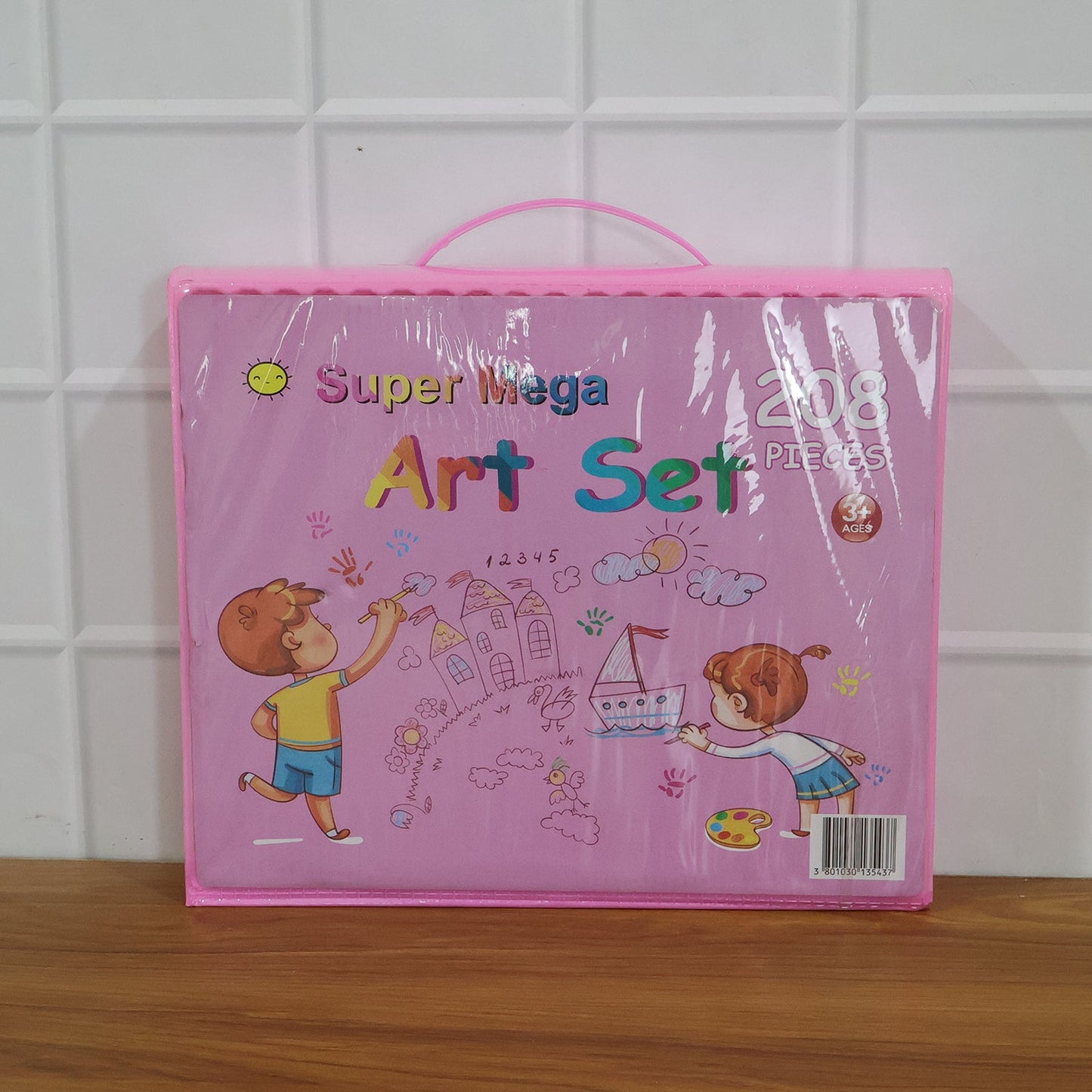 Super Mega Art & Craft Drawing Coloring Kit (208 Pc)