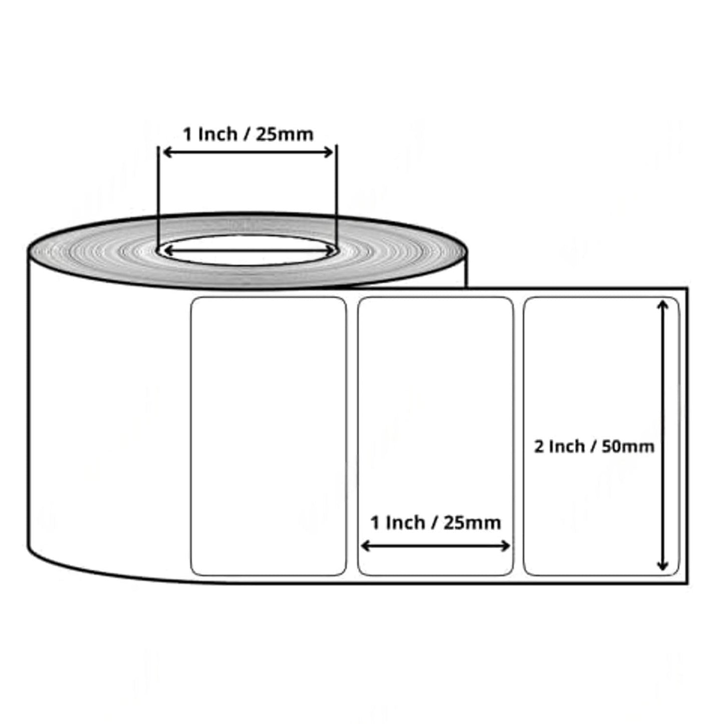 Thermal Label Roll 90Ã—50 mm (1 Roll)