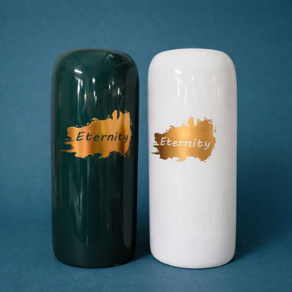 Eternity Decorative Floor Vase 12 Inch Modern Tall Vase for Home DÃ©cor