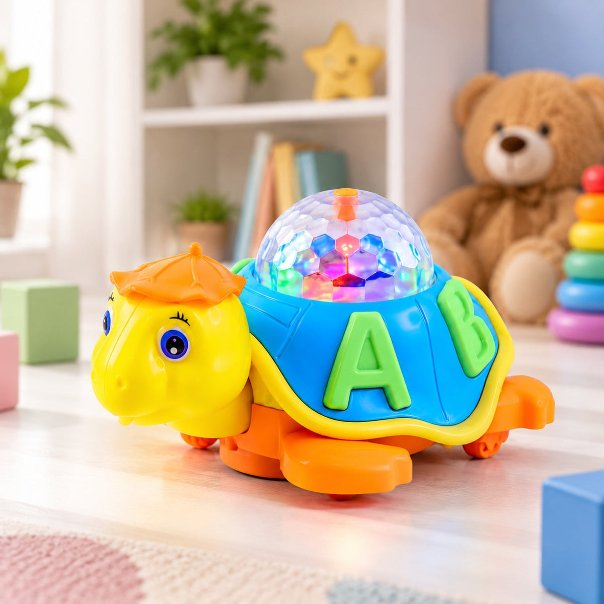 Tortoise light projector white bg