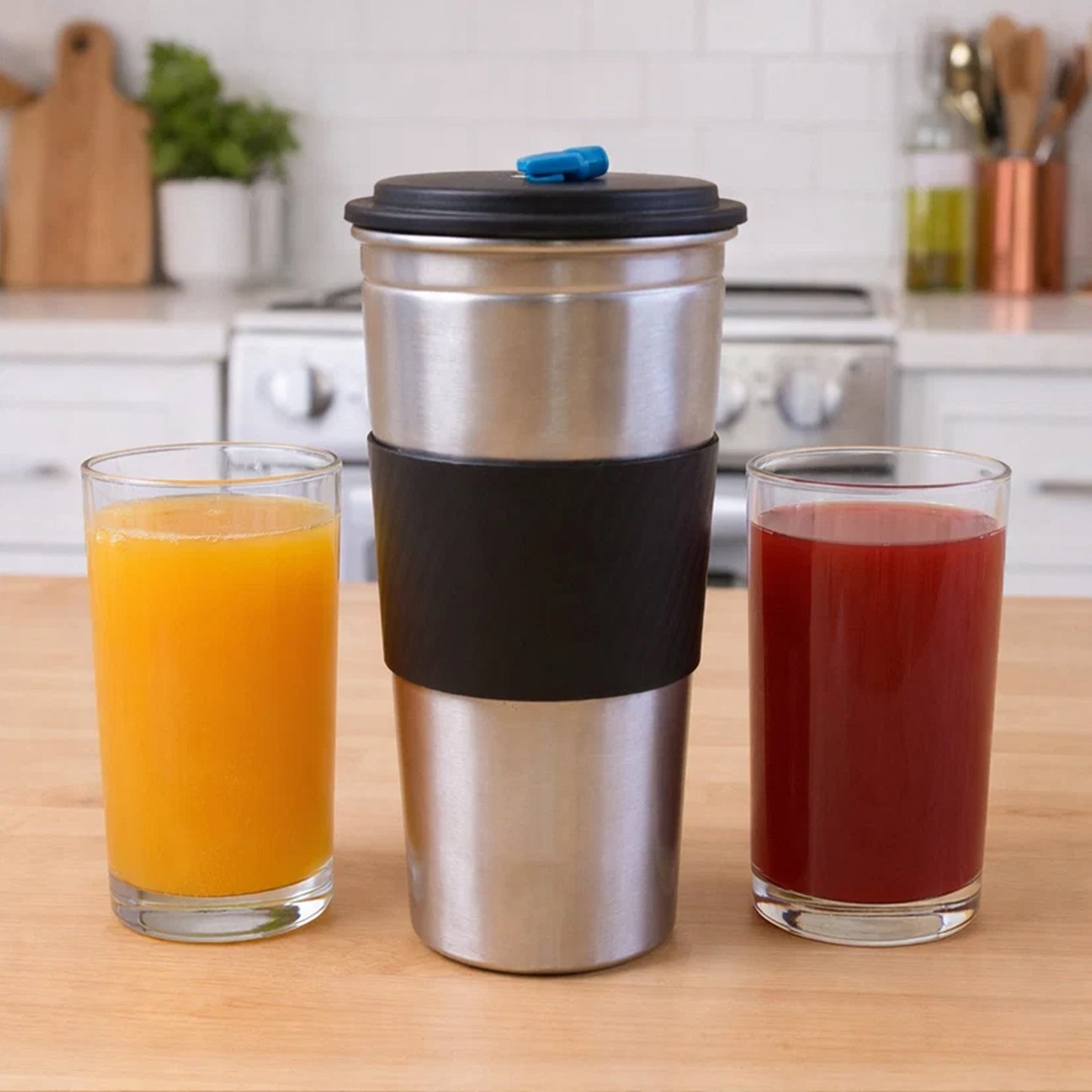 Stainless Steel Sip Mate Travel Tumbler (Approx. 500 ml)