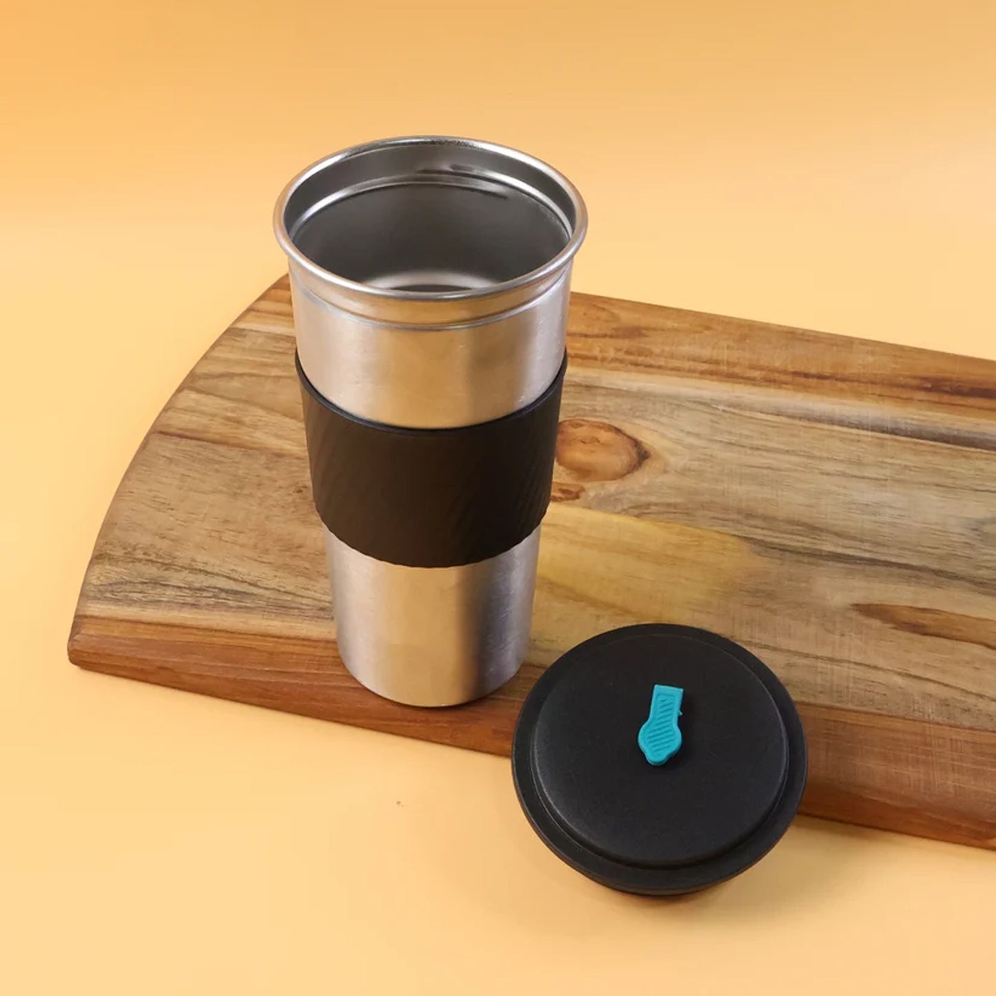 Stainless Steel Sip Mate Travel Tumbler (Approx. 500 ml)