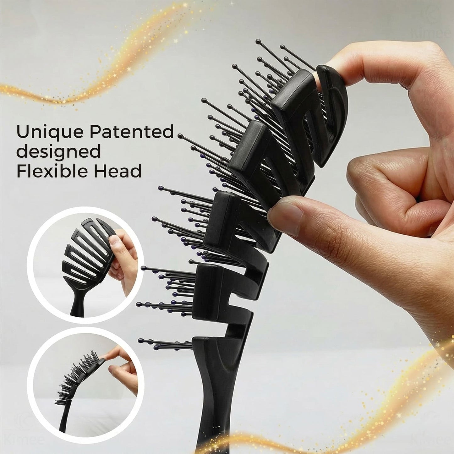 Premium Detangling  Hair Styling Hair Brush / Hair Comb with Flexible Vent Design