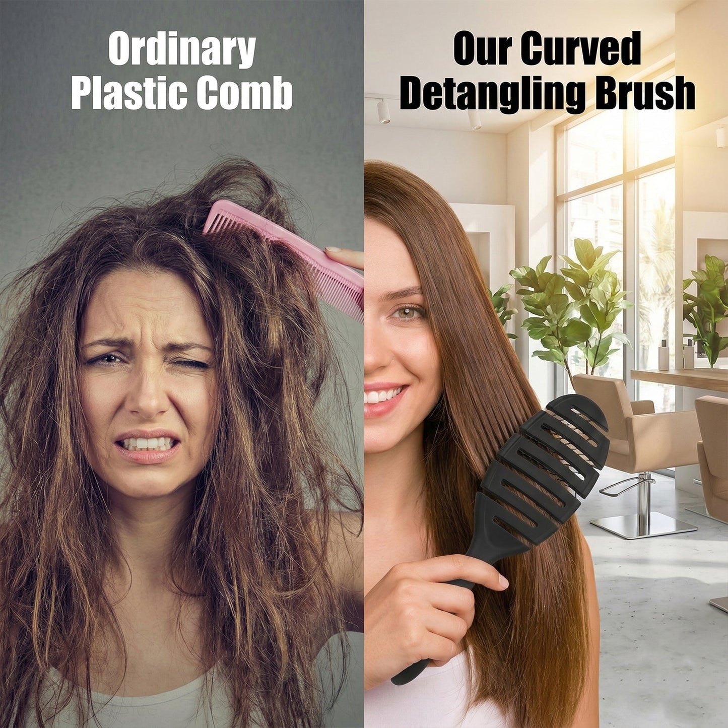 Premium Detangling  Hair Styling Hair Brush / Hair Comb with Flexible Vent Design