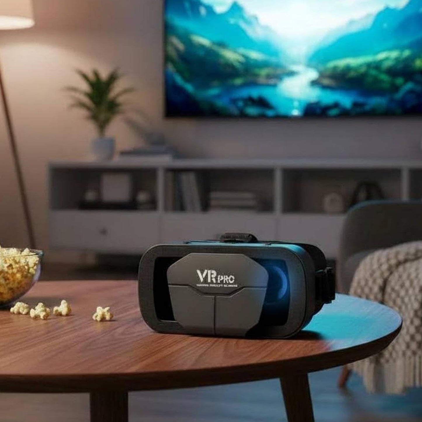 3d VR Headset Compatible with iPhone & Android Virtual Reality VR Goggles For 3D VR Movies Video Games (1 Pc)