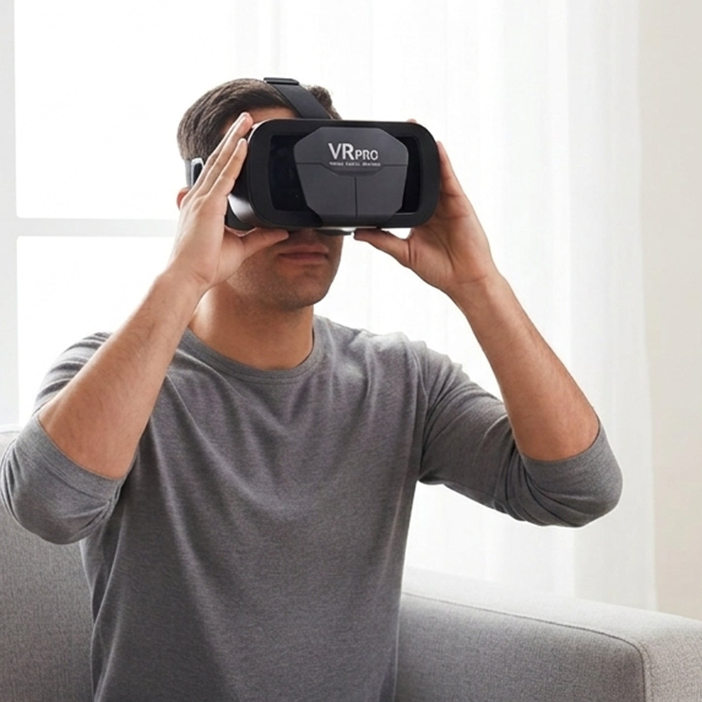3d VR Headset Compatible with iPhone & Android Virtual Reality VR Goggles For 3D VR Movies Video Games (1 Pc)