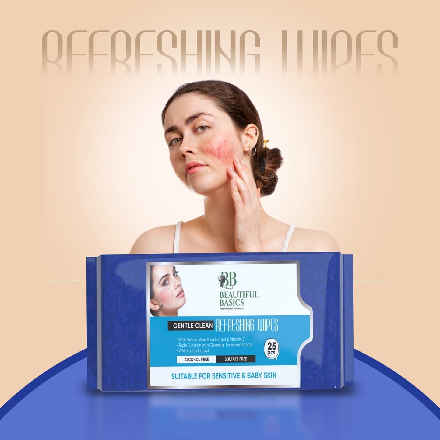 Refreshing Wet Wipes for Face