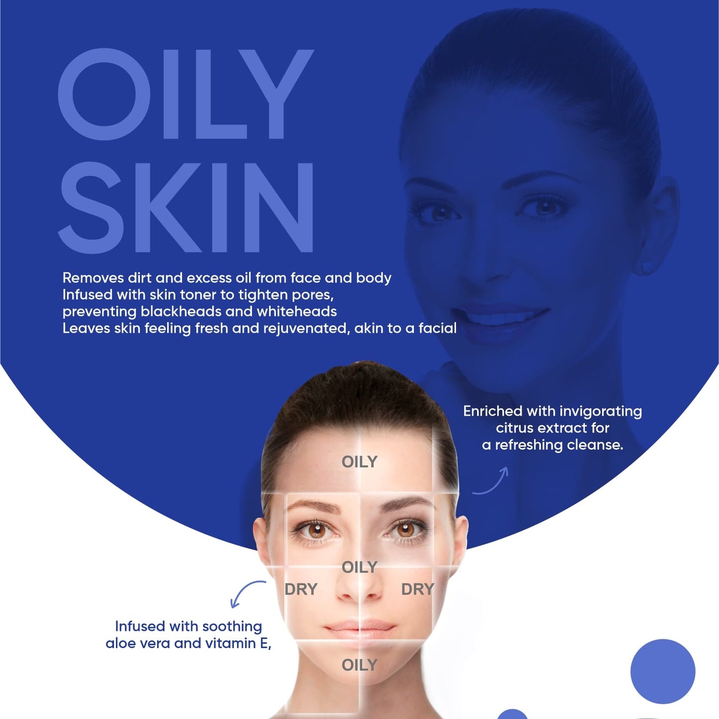 Beautiful Basics Dry, Oily, Sensitive & Normal Skin Face Wipes (4Pkt x 100 Pcs)