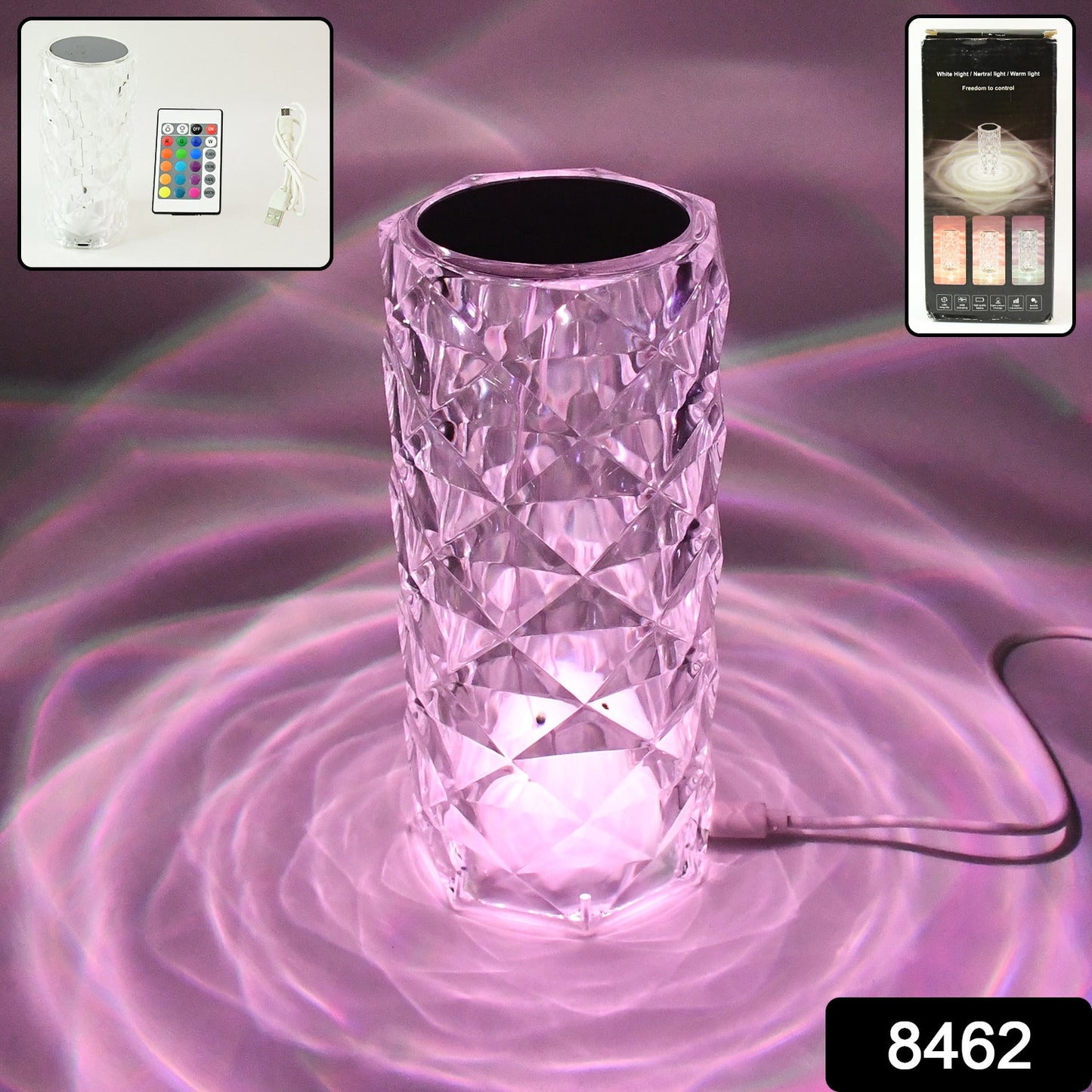 Glow Cast Remote Control Lamp