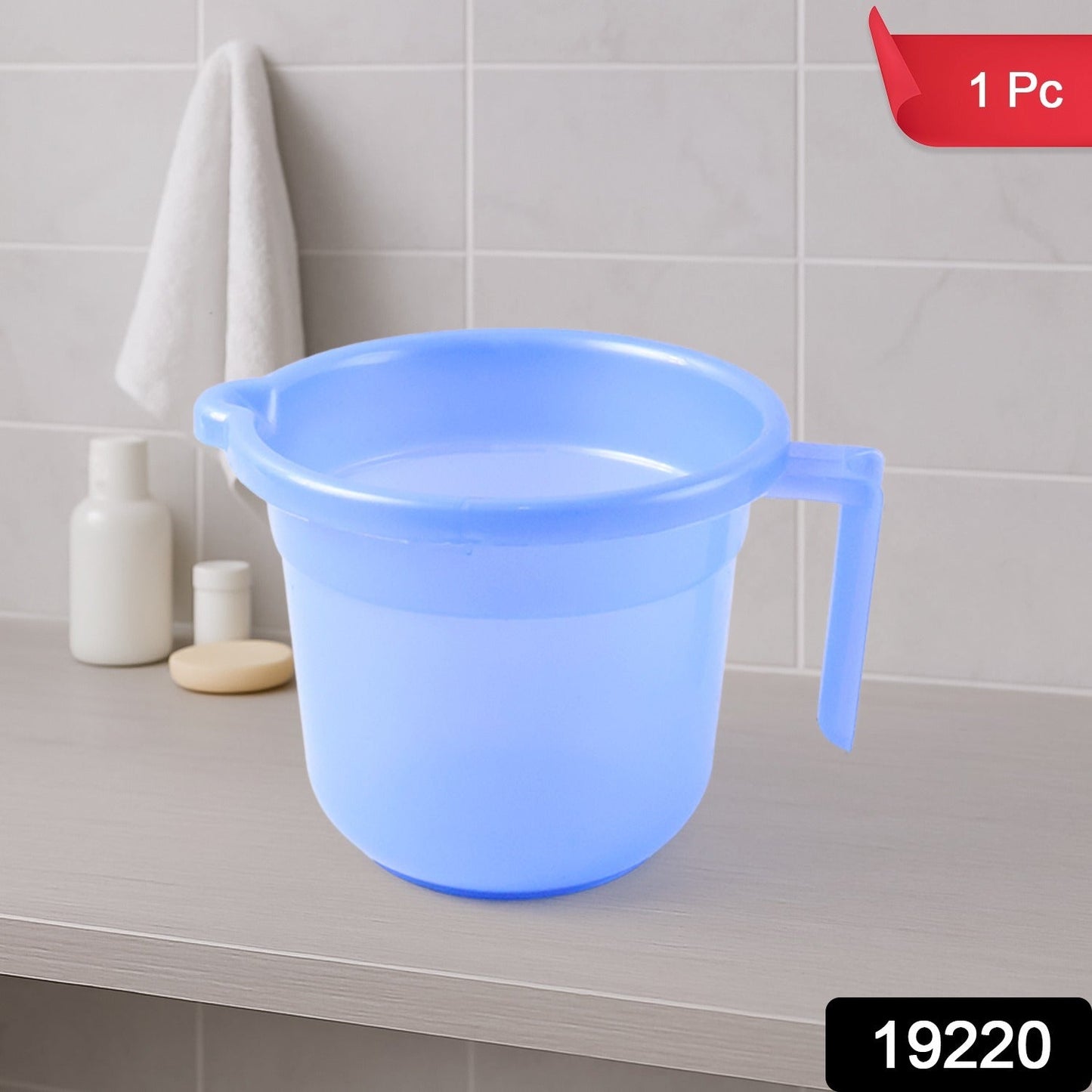 1000ml Durable Plastic Bath Mug 