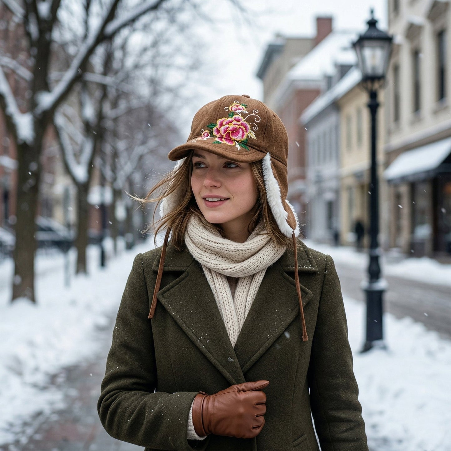 Premium Winter Ear Flap Cap for Women (1 Pc)