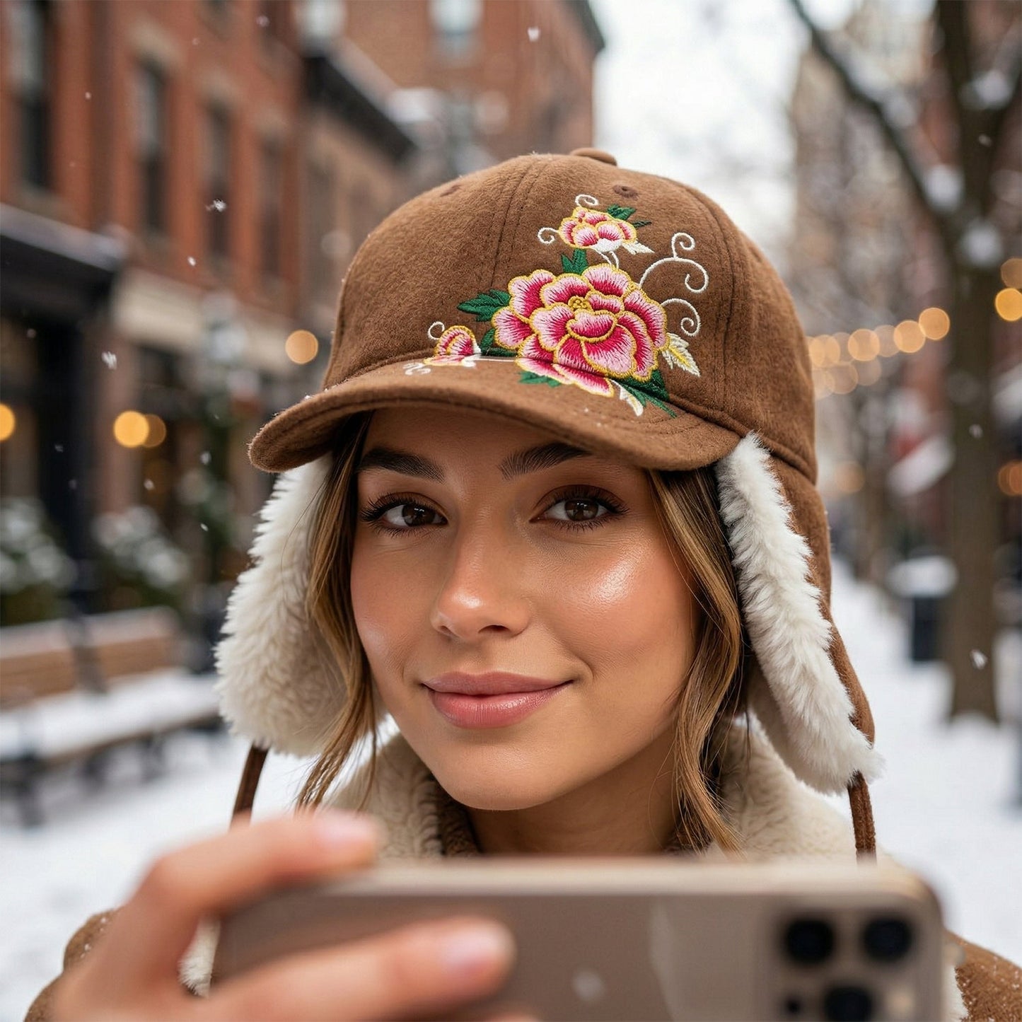 Premium Winter Ear Flap Cap for Women (1 Pc)