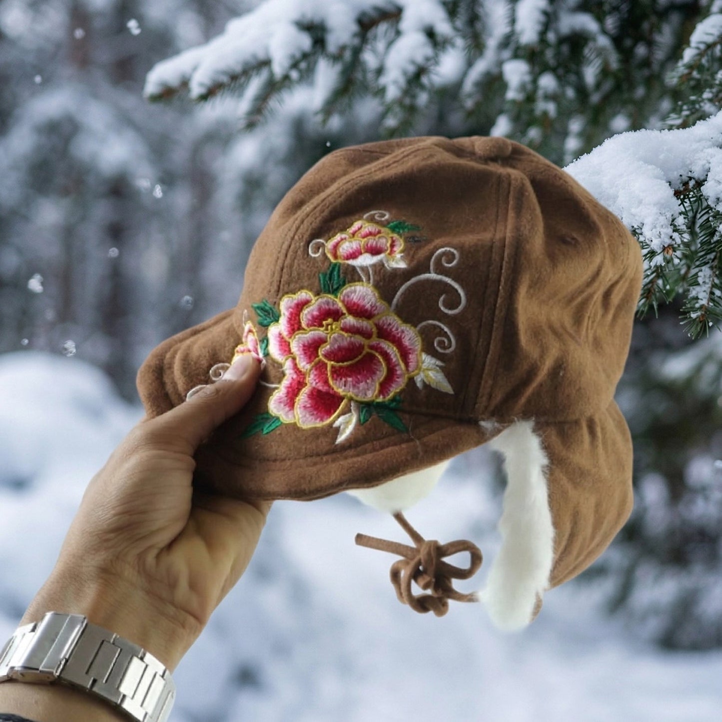 Premium Winter Ear Flap Cap for Women (1 Pc)