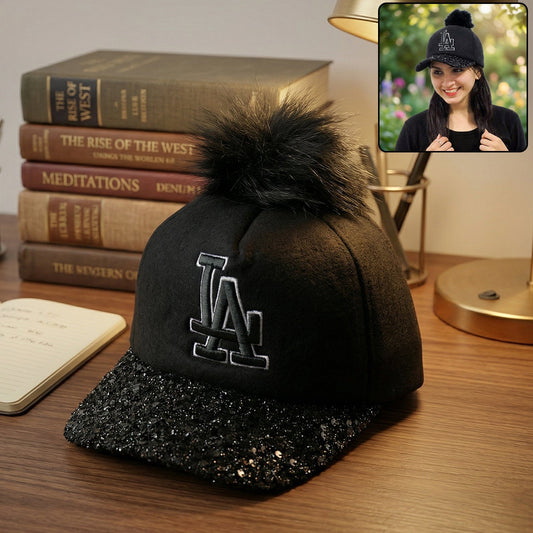 Stylish Embroidered Logo Design Baseball Cap (1 Pc)