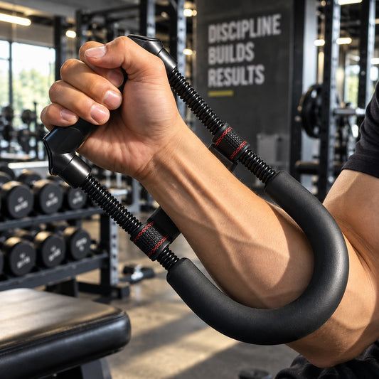 Hand wrist forearm exerciser spring grip