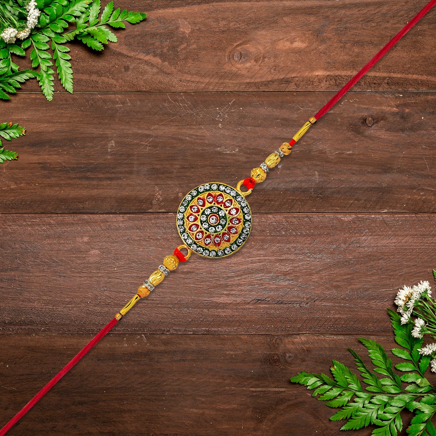 Rakhi with skin-friendly thread suitable for all age groups