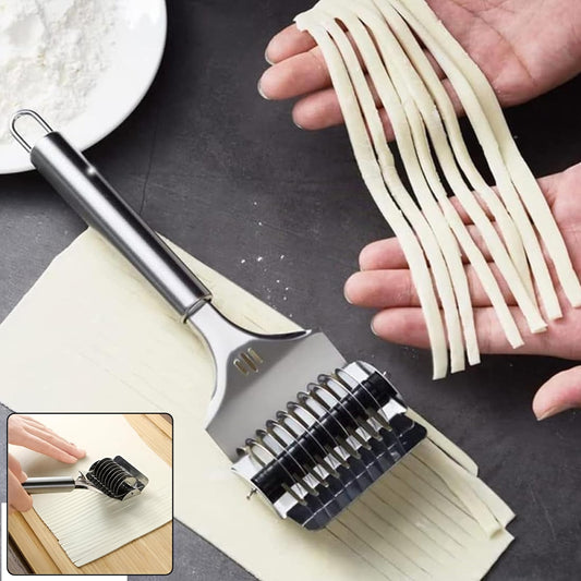 Manual Multi-Blade Dough Cutter Roller (1 Pc)