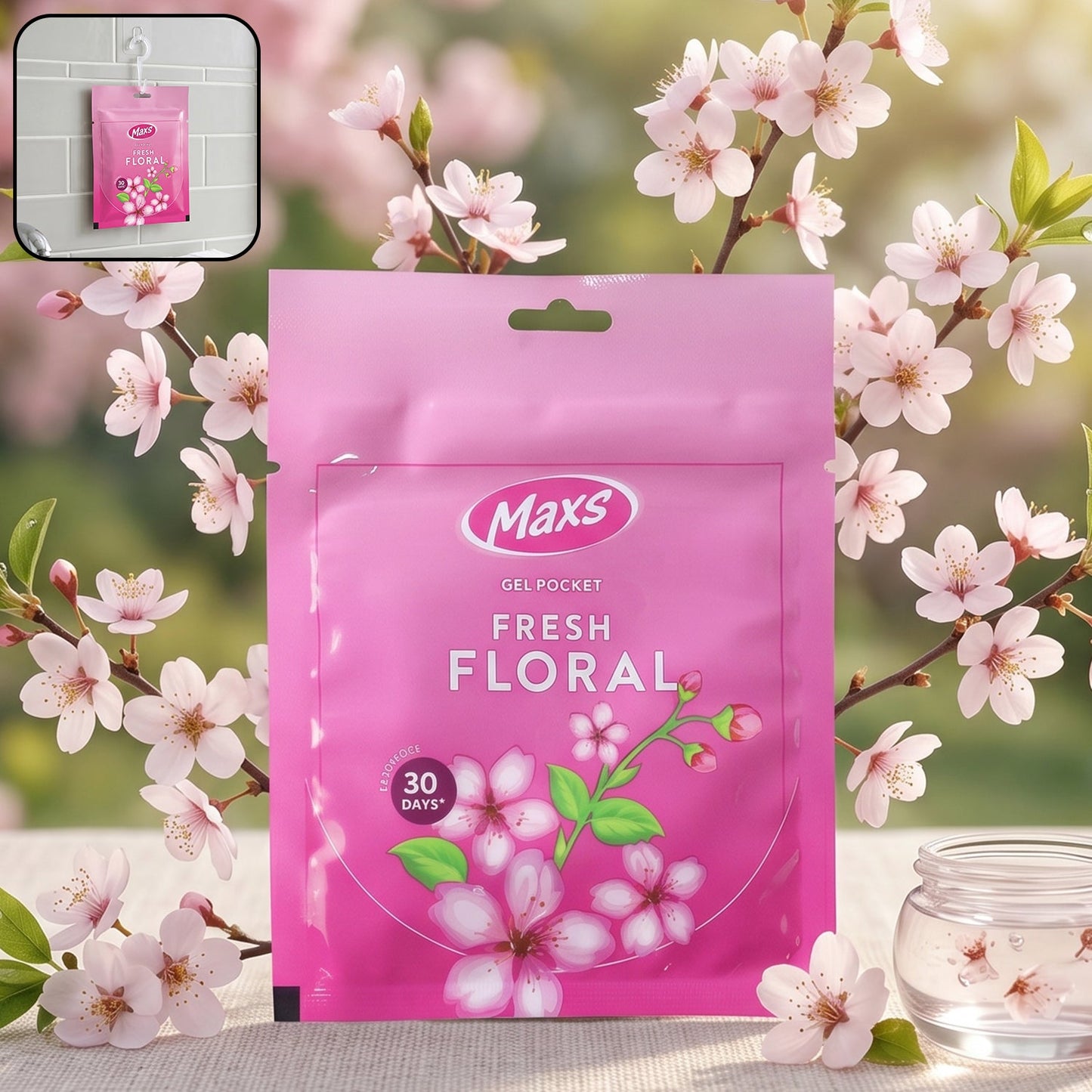 Fresh Floral Gel Pocket Freshener