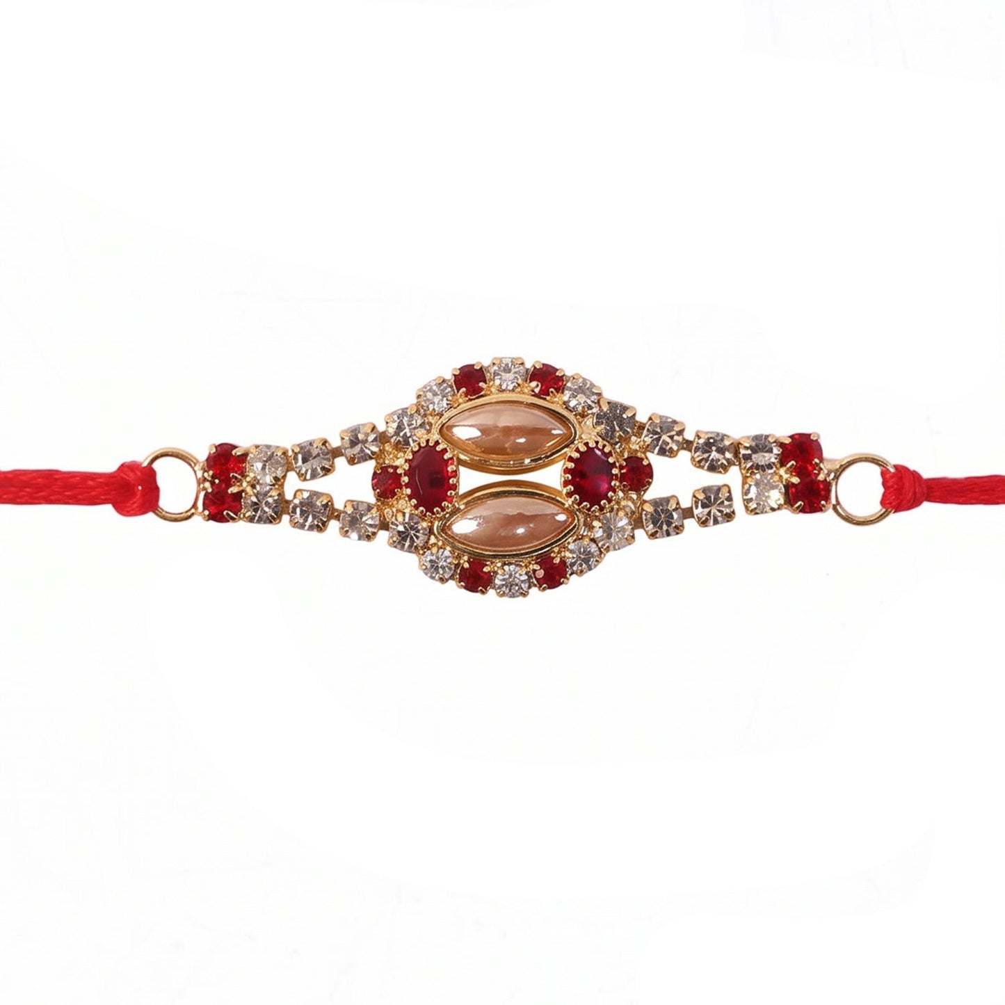 Top view of the bracelet highlighting craftsmanship.