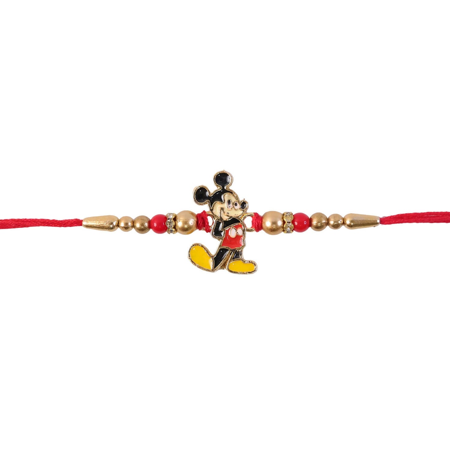 Playful Mickey Mouse Kids Rakhi, perfect for Raksha Bandhan celebration