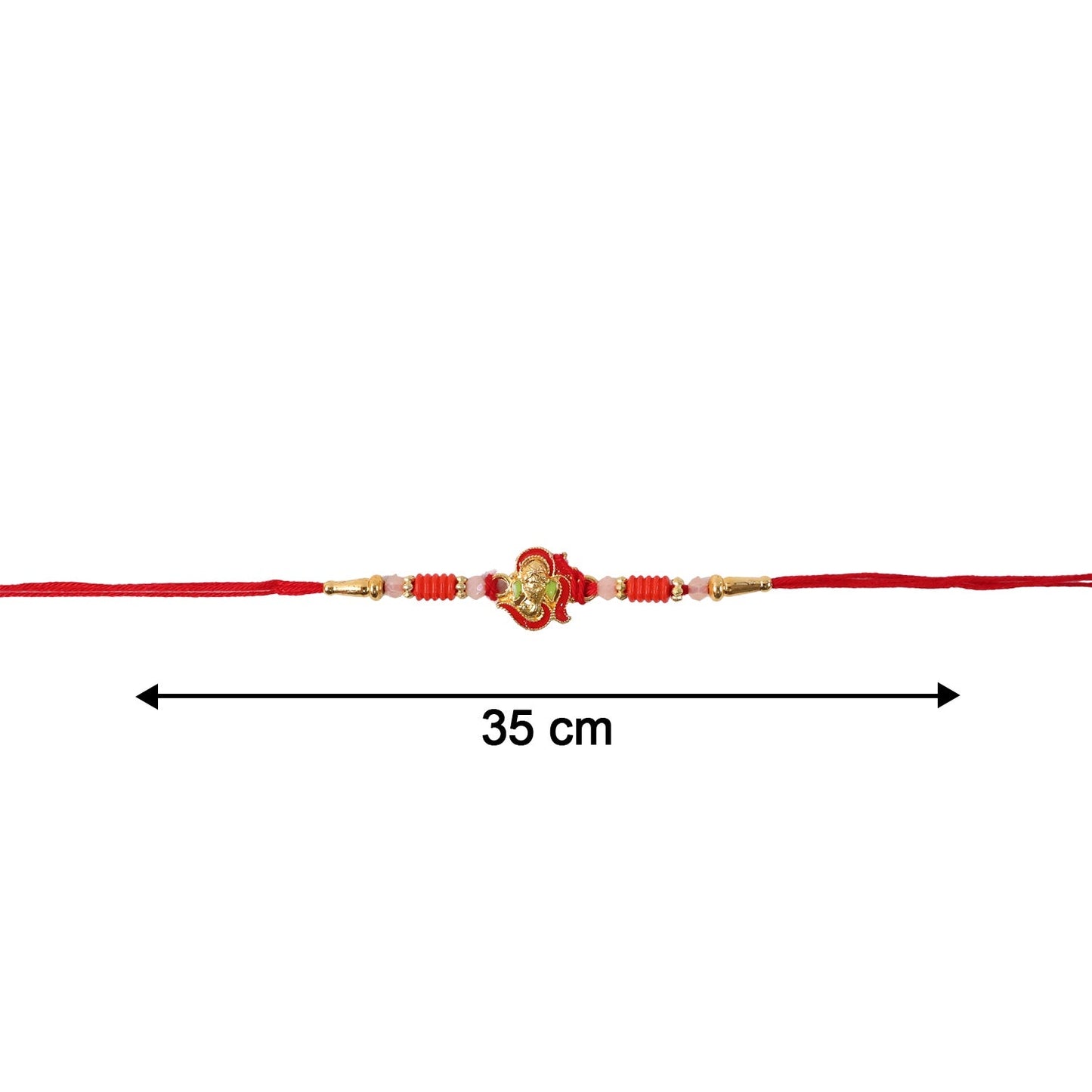 Soft thread used in Mini Lord Ganesha Rakhi for comfort