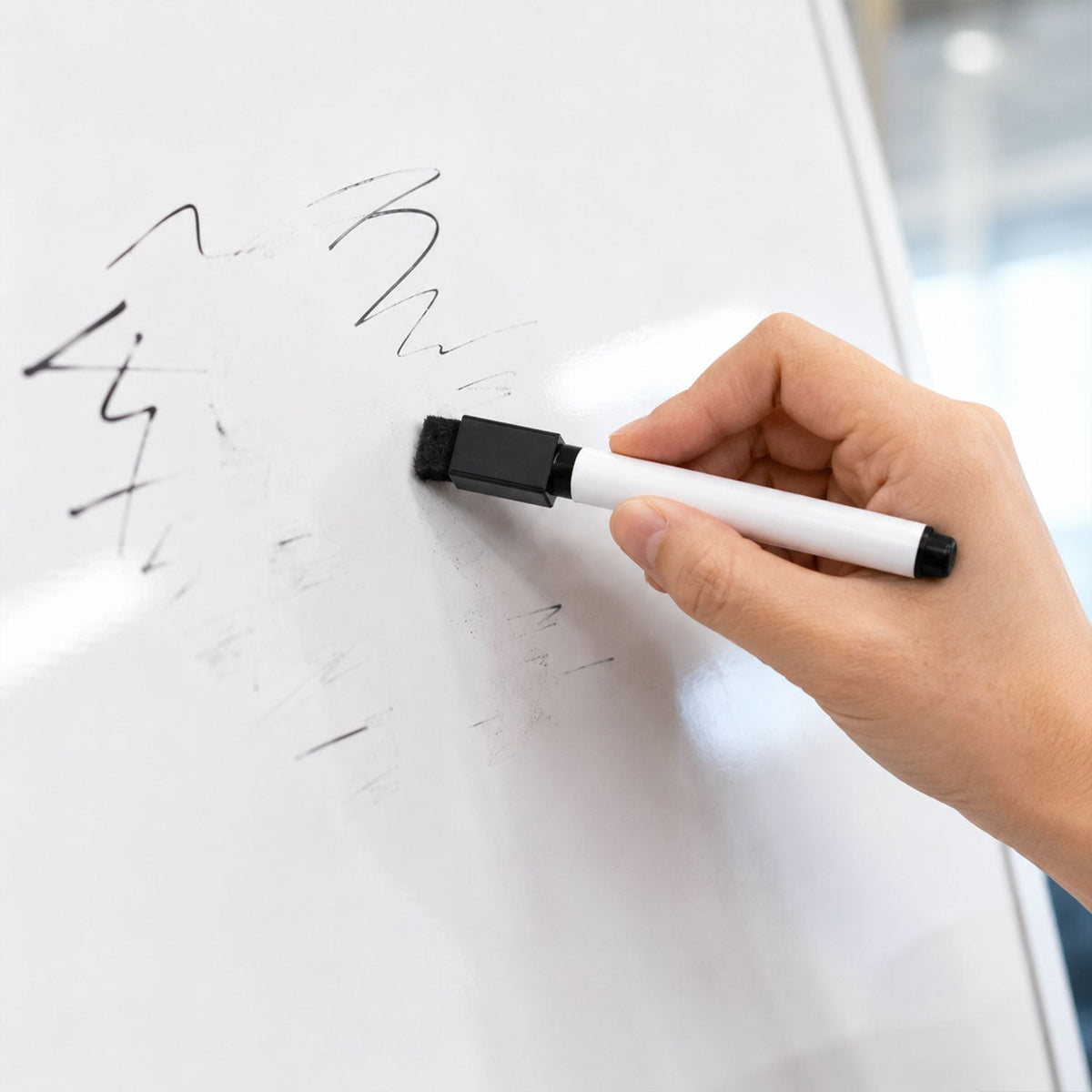 2 in 1 Whiteboard Marker – Dual End Marker with Eraser Cap