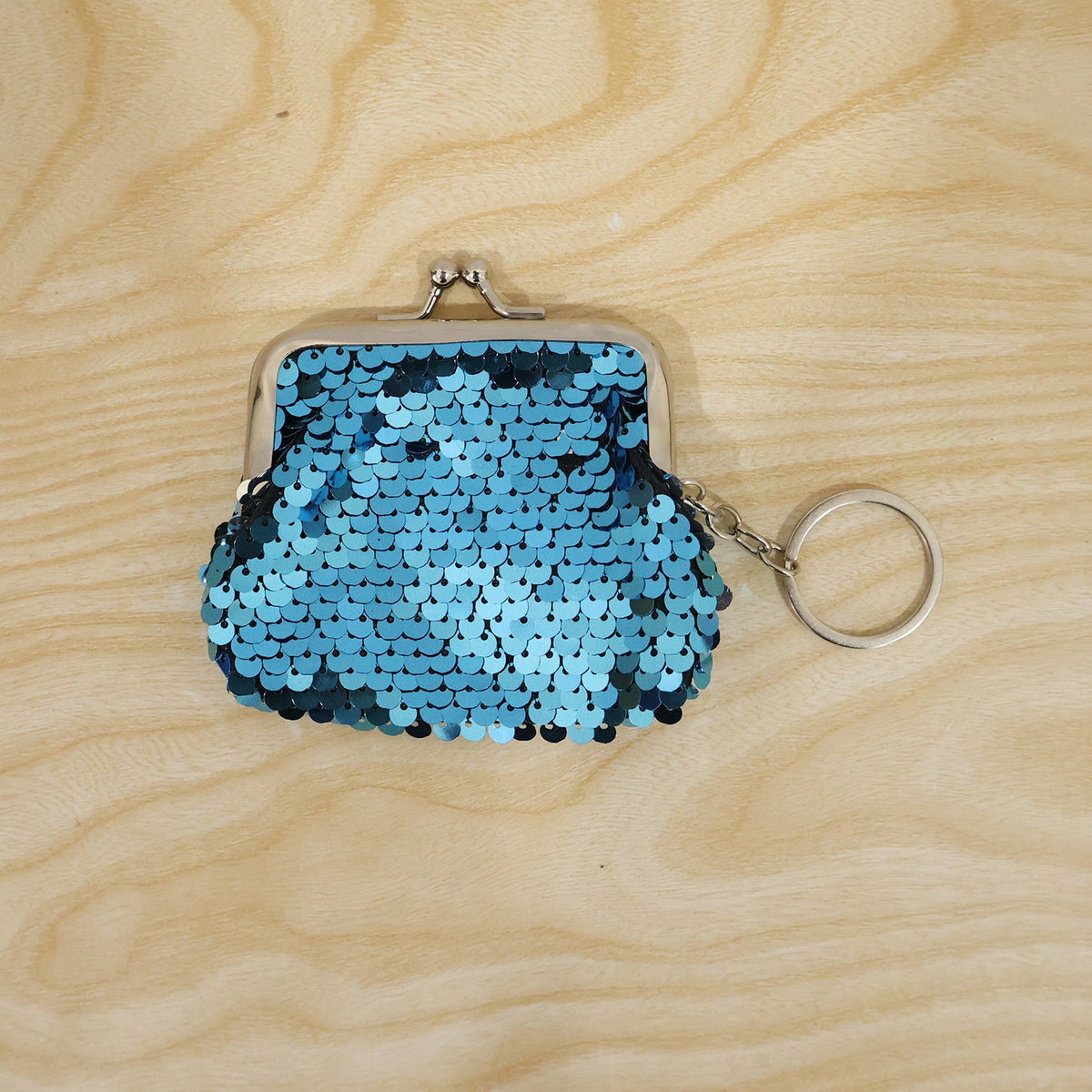 Cute Mini Coin Pouch with Key Ring for Travel Bags and Backpacks (1 Pc)