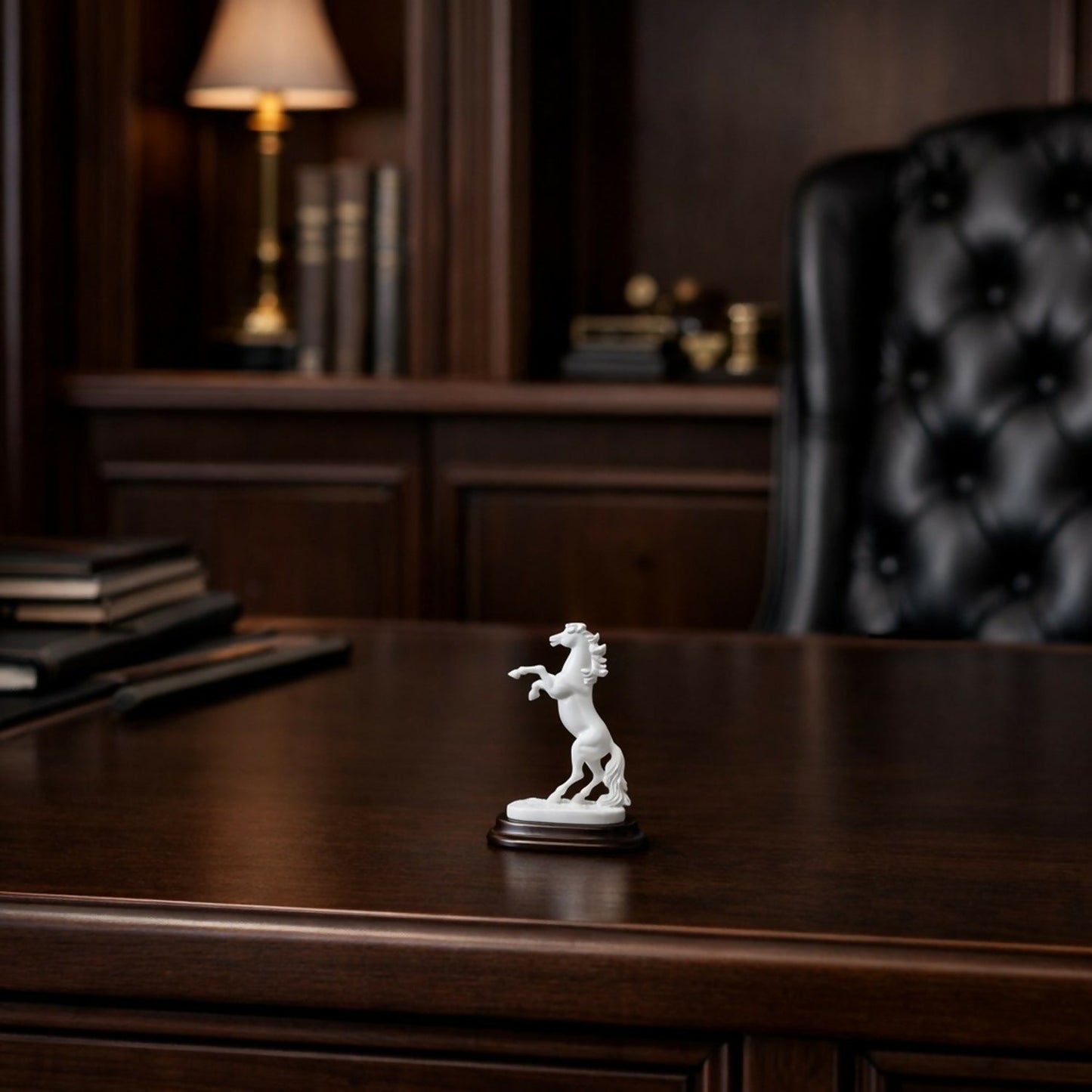 White Horse poly-resin Showpiece Statue for Home & Office DÃ©cor