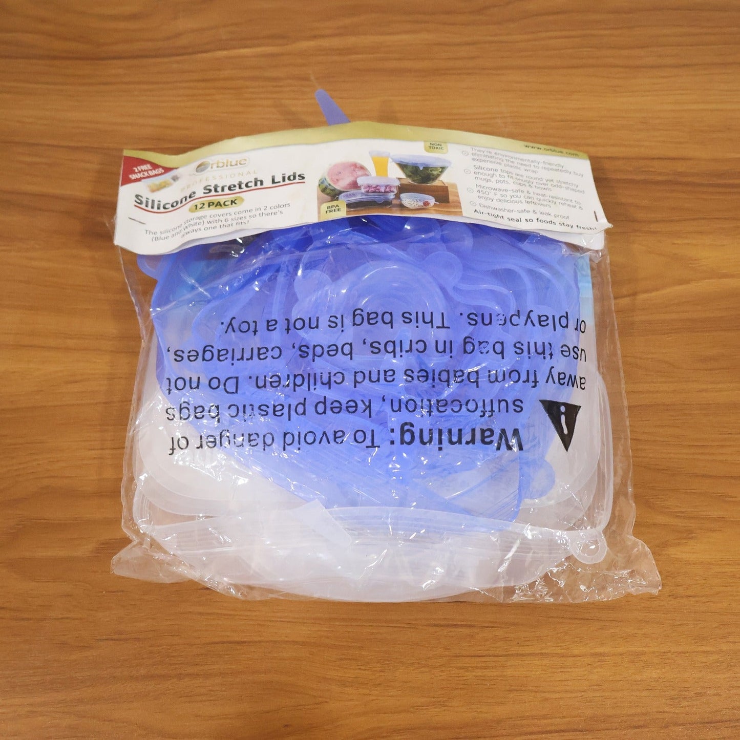 12 Peace Reusable Stretch Lids Set with 2 Storage Pouches â€“ Flexible Food Cover Lids