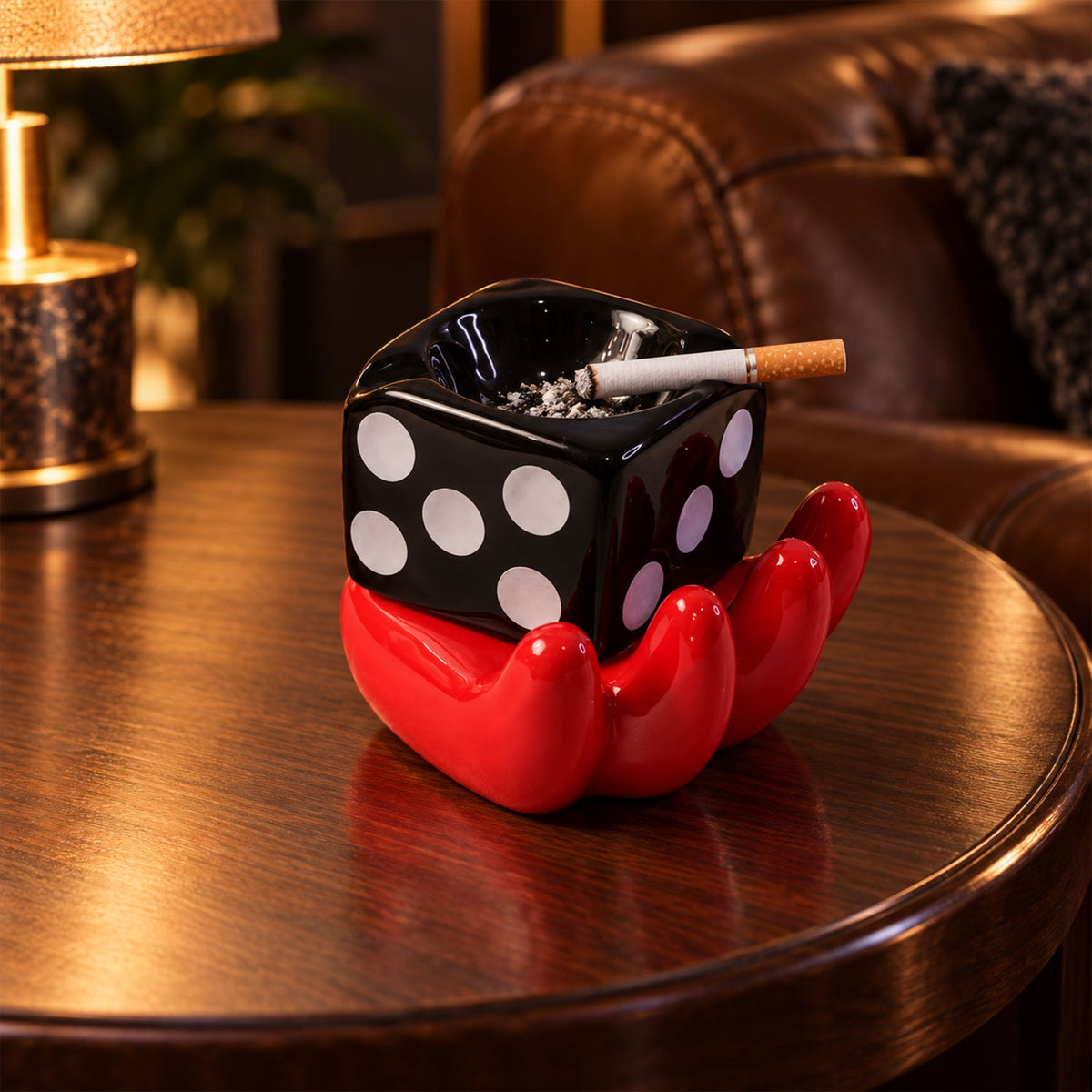Ceramic Ashtray - Unique and Colourful Smoking Accessory with Retro Vibes - Funky Decor for Smokers and Collectors