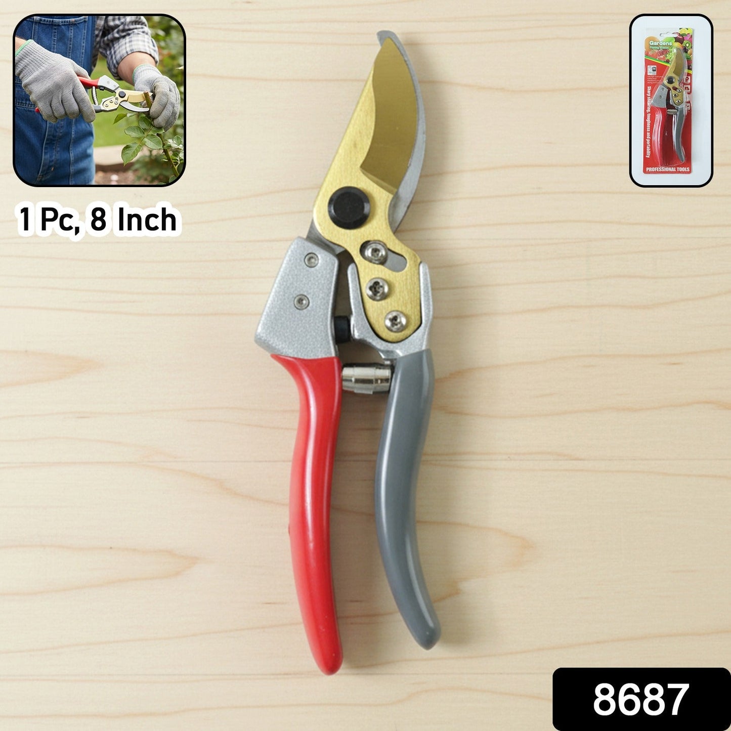 gardening pruning scissors for cutting branches