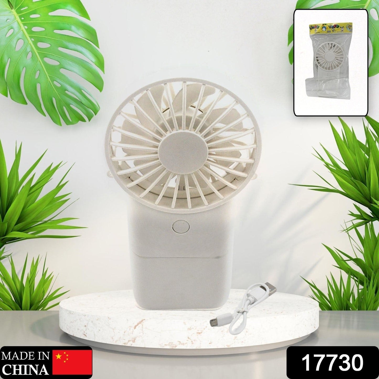 Portable Handheld Electric Fan for Personal Use With 3 Modes (1 Pc, USB)