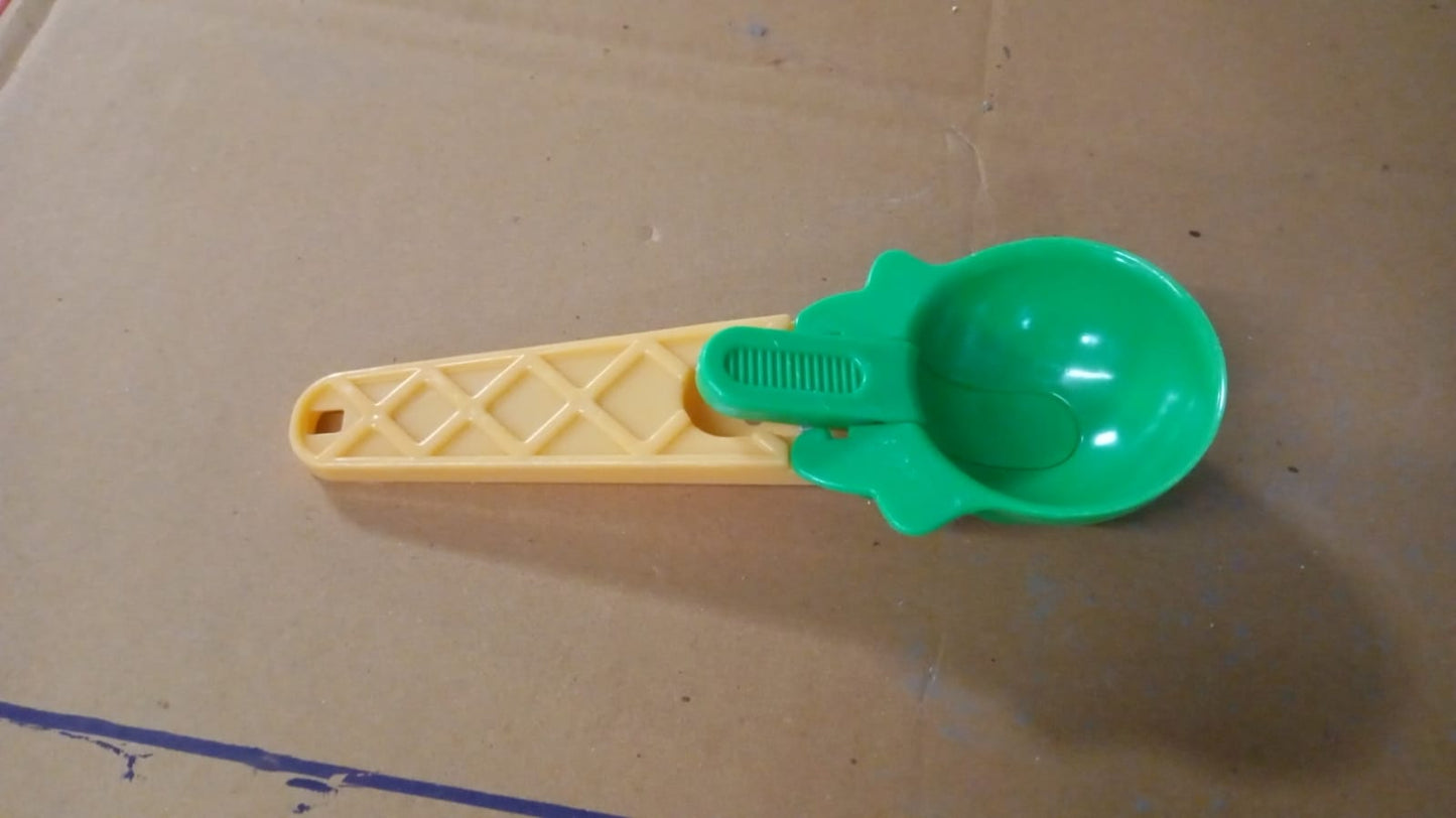 Plastic Premium Ice Cream Scoop Set – 2 Pcs