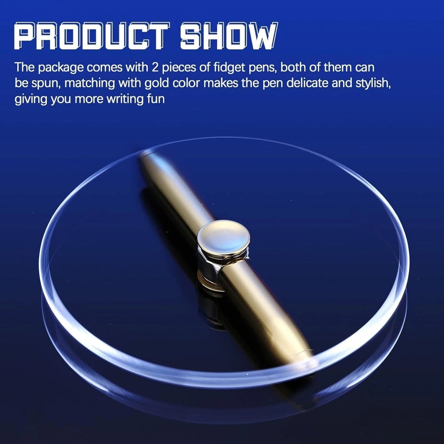 Premium Hand Spinner Pen with LED Light (1 Pc)