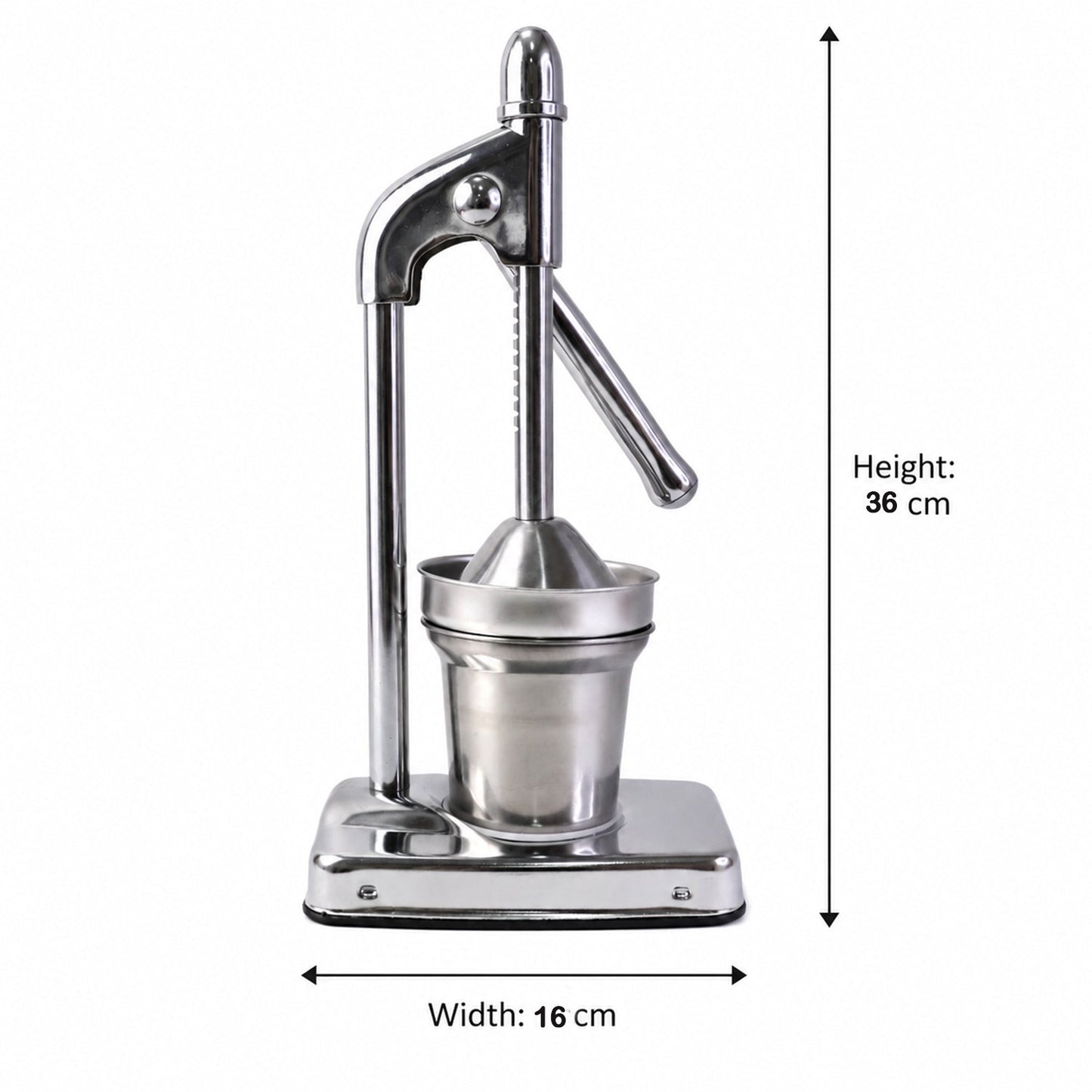 Heavy duty hand juicer press