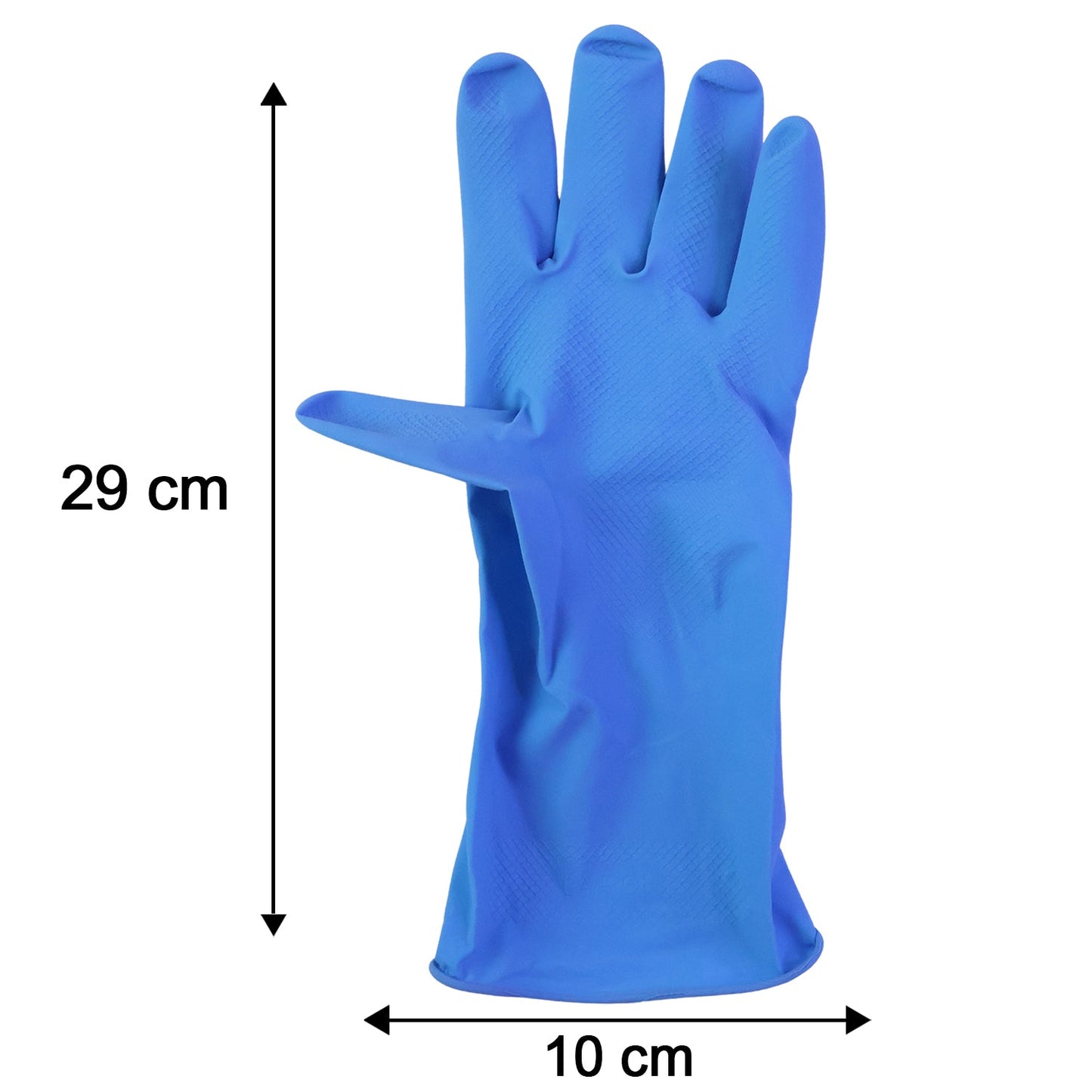 Blue gloves large size guide