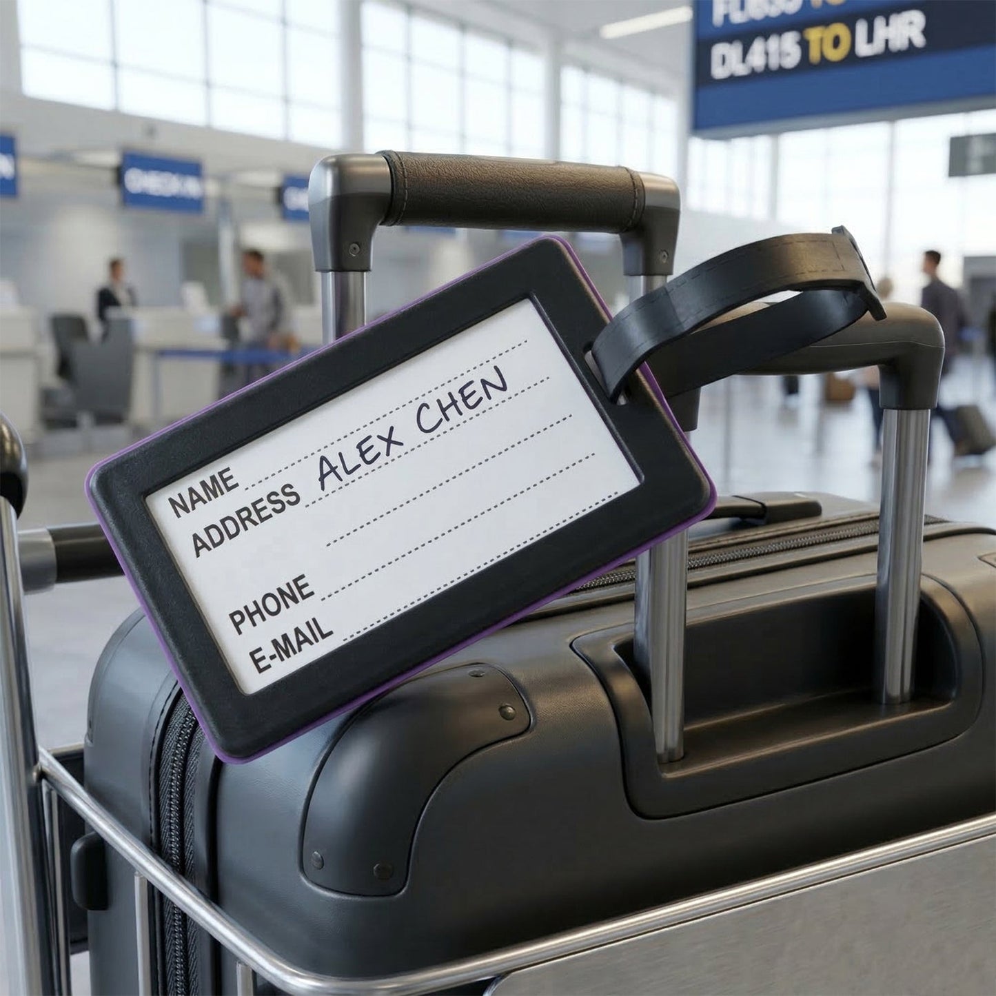 Travel Identification Luggage Bag Tag with Bold “Not Your Bag (1 Pc)