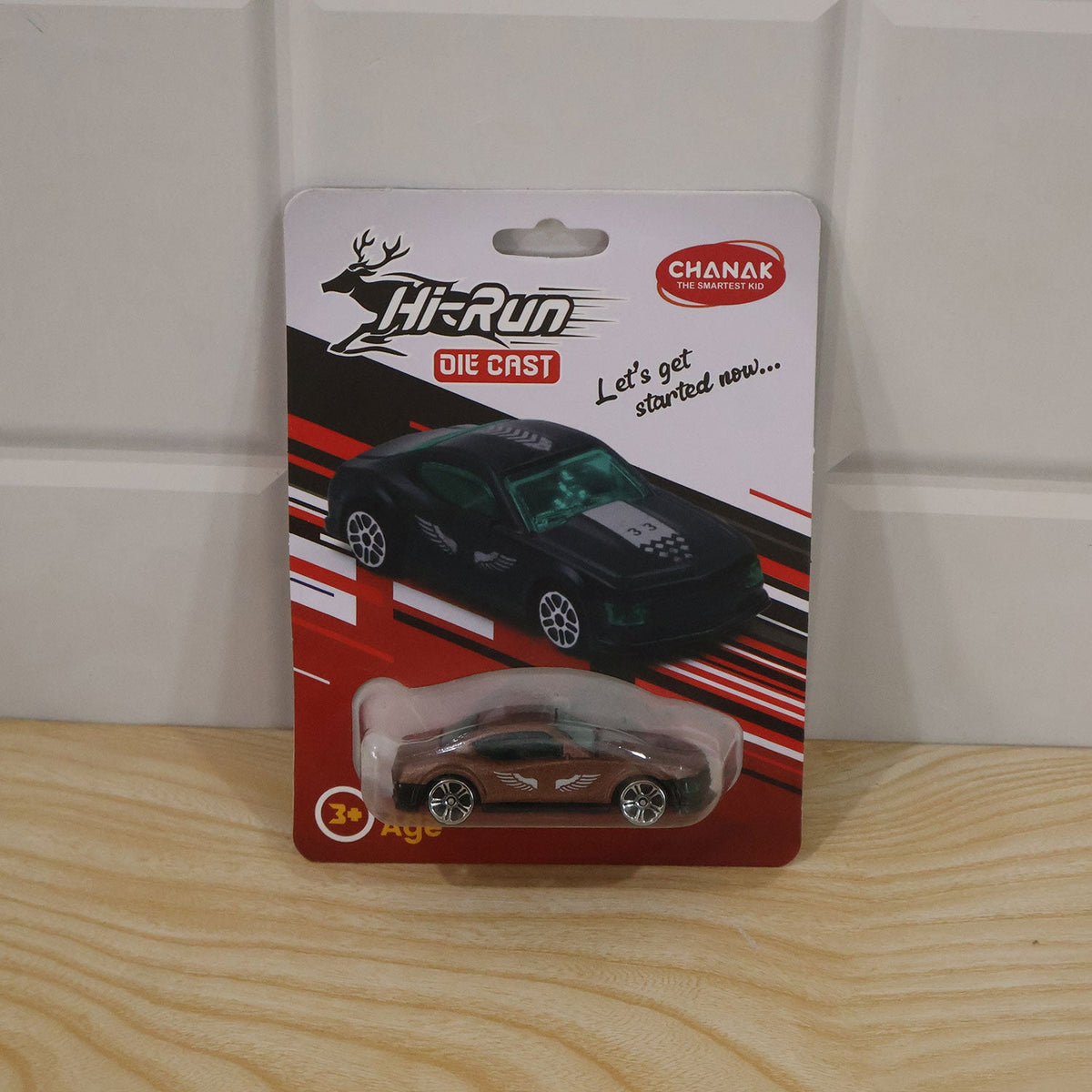 Die Cast Pullback Racer Toy Car With Metallic Finish For Kids Play (1 Pc)