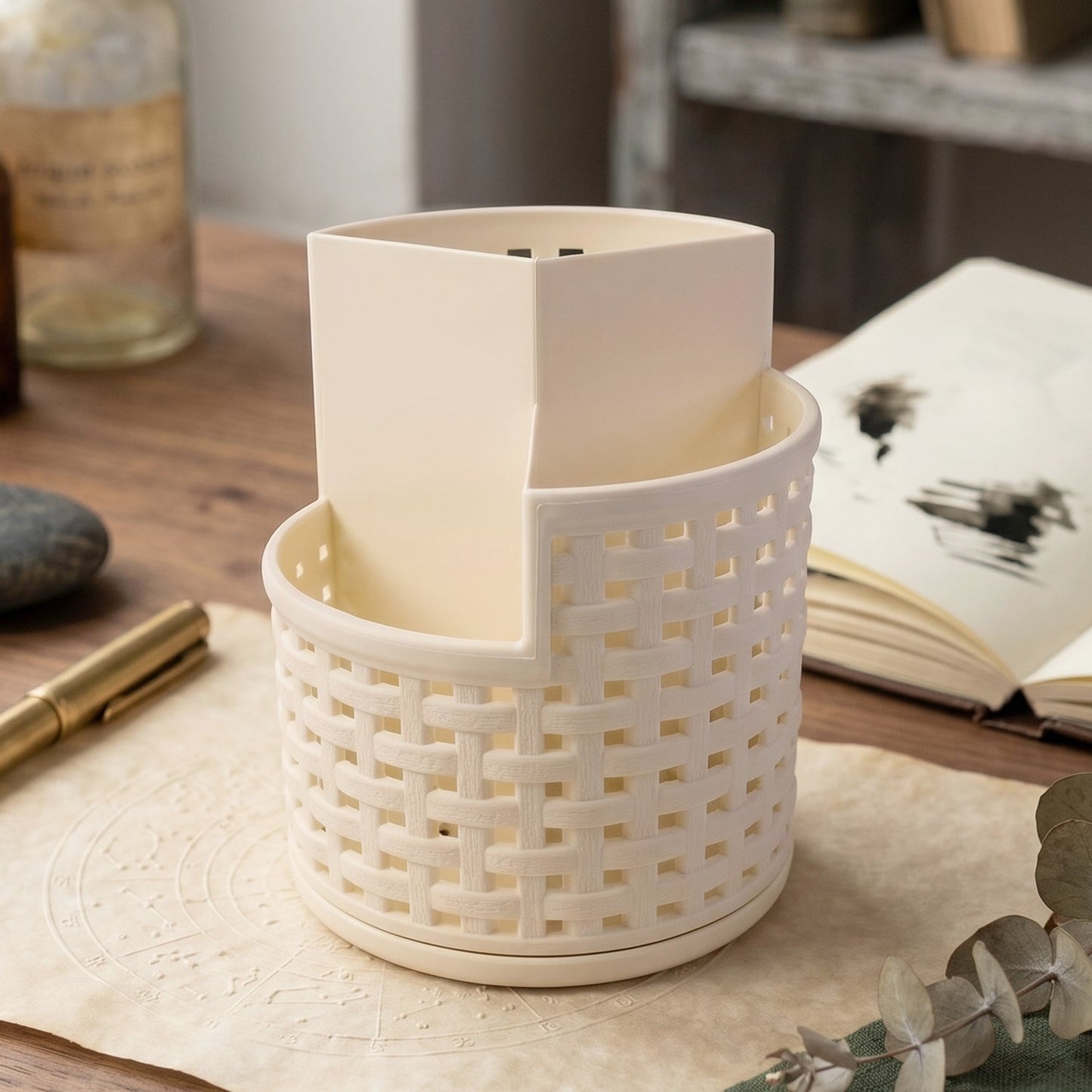 Revolving organizer for countertop use