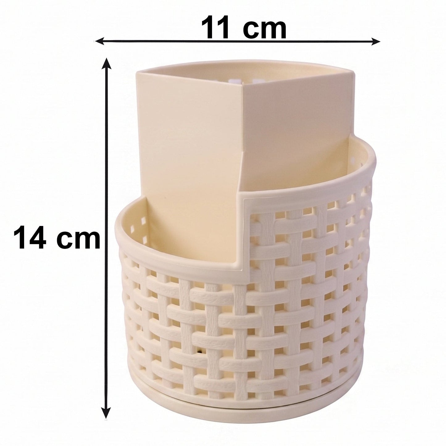 Rotating holder for desk storage