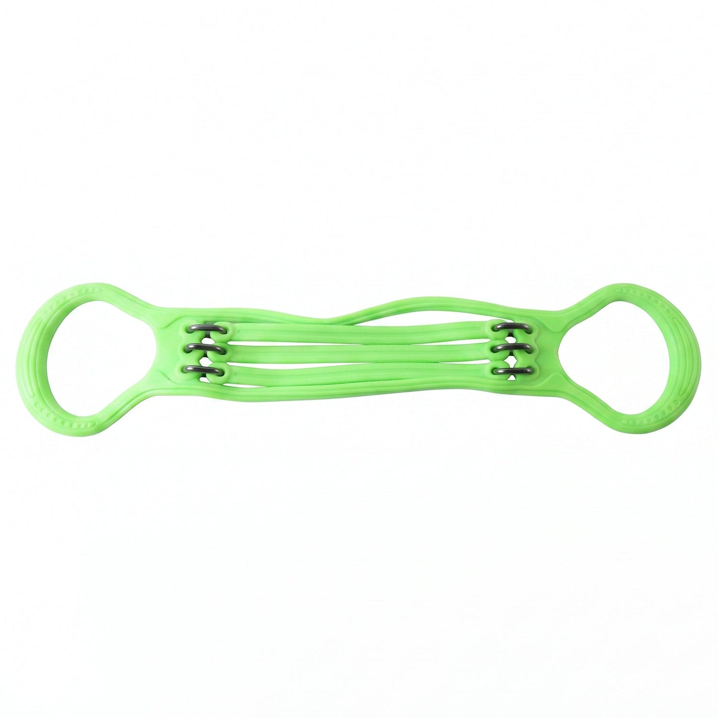 Chest expander resistance band on white background
