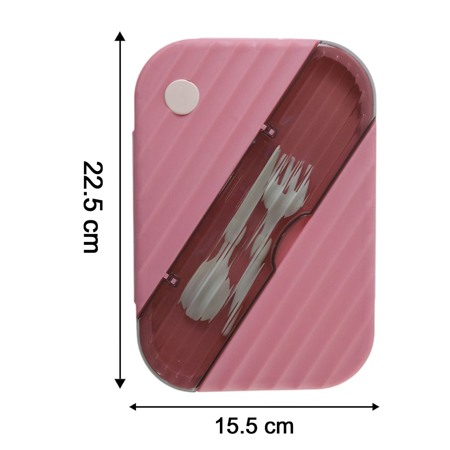 Plastic 3 Compartment Lunch Box for Kids