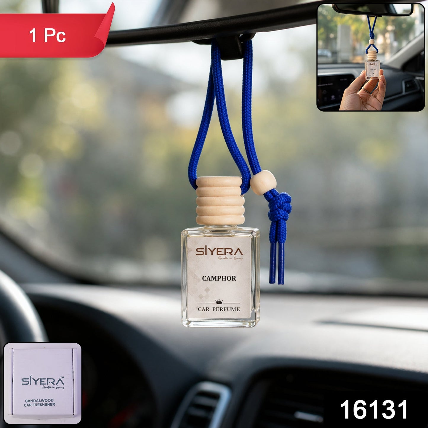Car perfume wooden cap pack